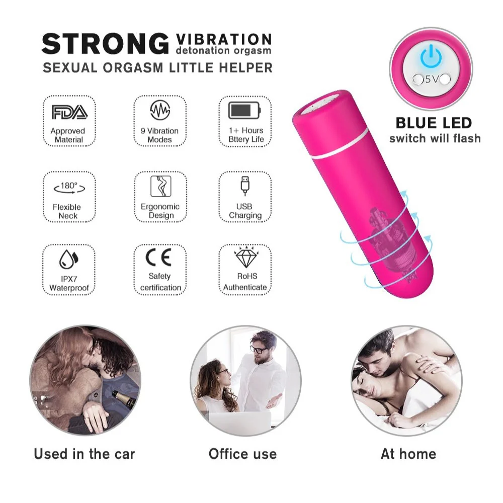 Vibrador Discreto Seed RCT Fucsia Shande - Image 5