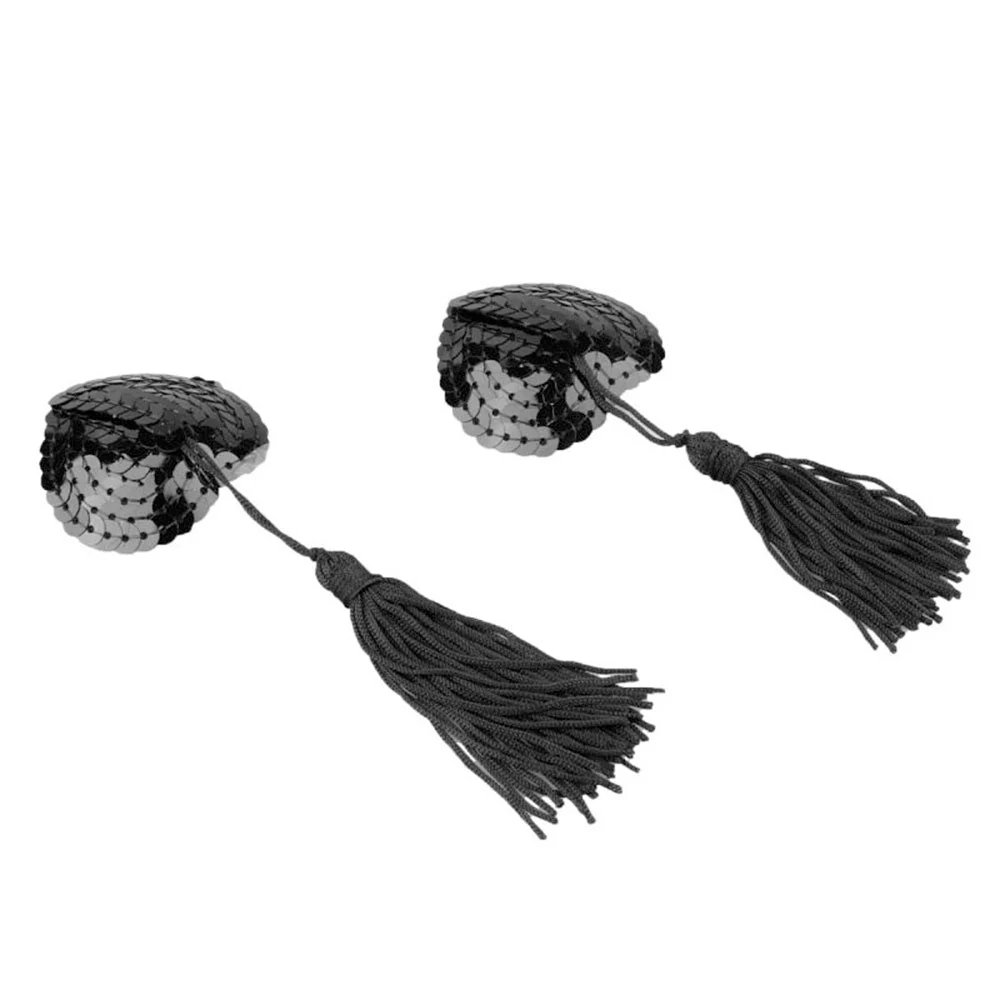 Cubre pezones De Lentejuelas Negra Camtoyz - Image 2