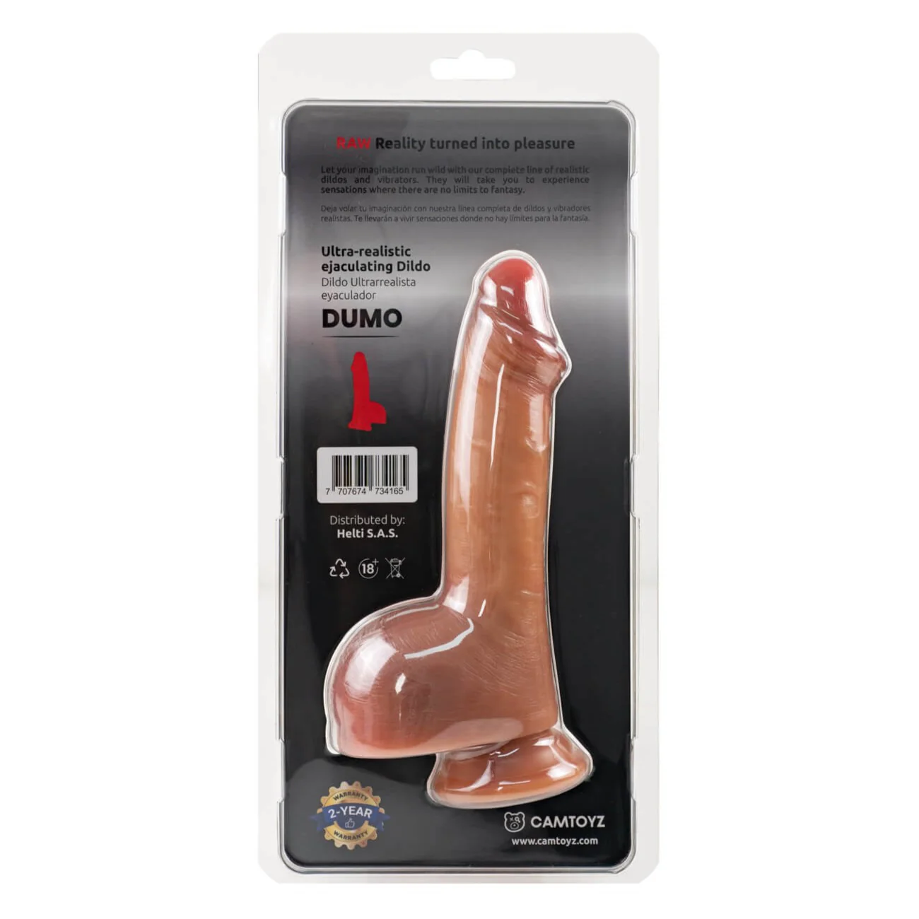 Dildo Ultra Realista Eyaculador Dumo Camtoyz - Image 5