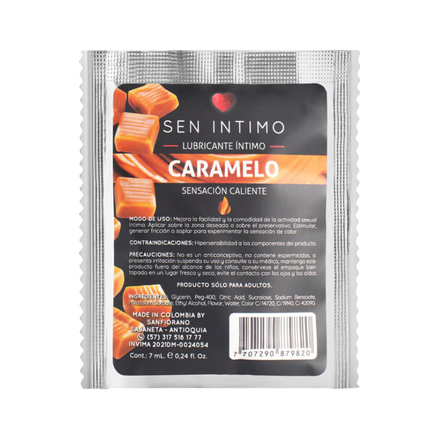 Lubricante Caliente Caramelo Sen Intimo - Image 4