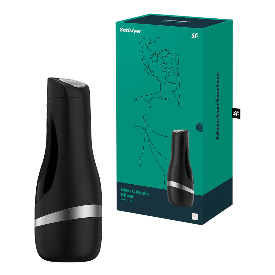 Estimulador Men Classic Plateado Satisfyer