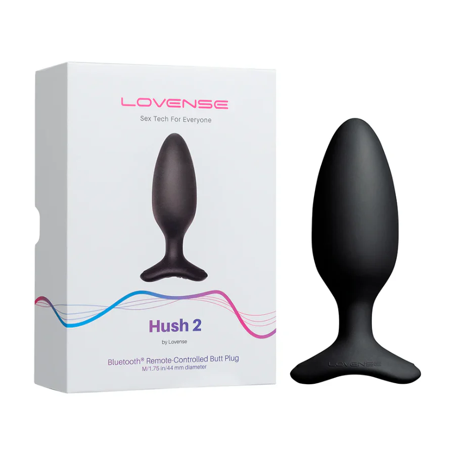Plug Anal Vibrador Hush 2 Talla M Lovense