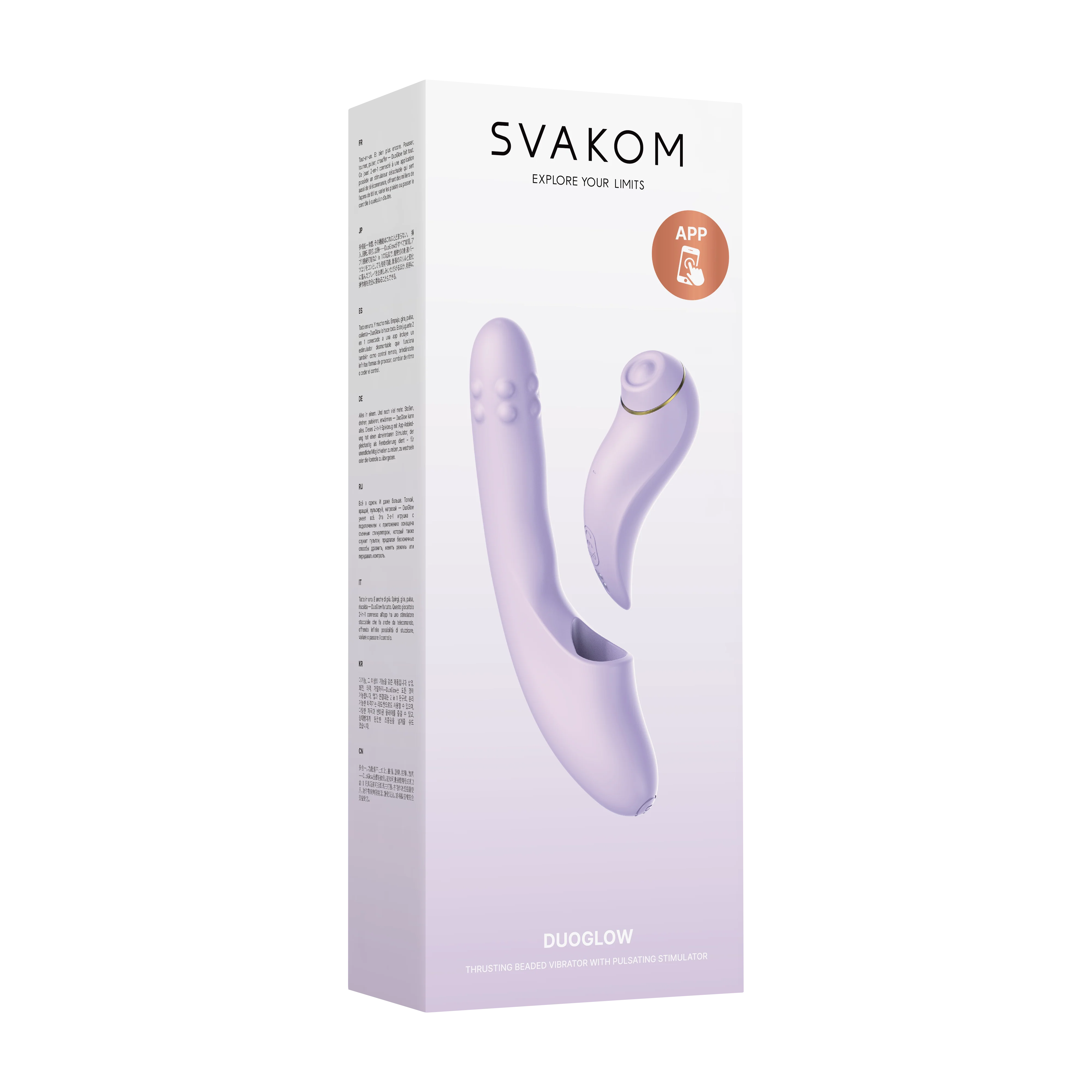 Vibrador + Estimulador 5 en 1 DuoGlow Svakom - Image 6