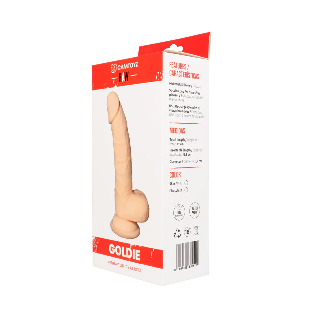 Vibrador Realista Goldie Piel Camtoyz - Image 4