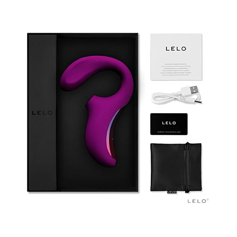 Vibrador y Succionador Enigma Cruise Morado Lelo - Image 4